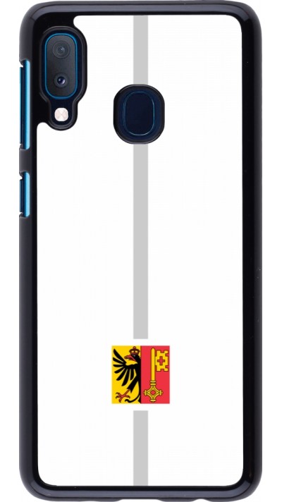 Coque Samsung Galaxy A20e - Canton GE blanc