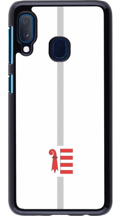 Coque Samsung Galaxy A20e - Canton JU blanc