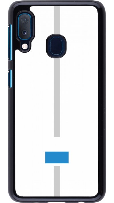 Coque Samsung Galaxy A20e - Canton LU blanc