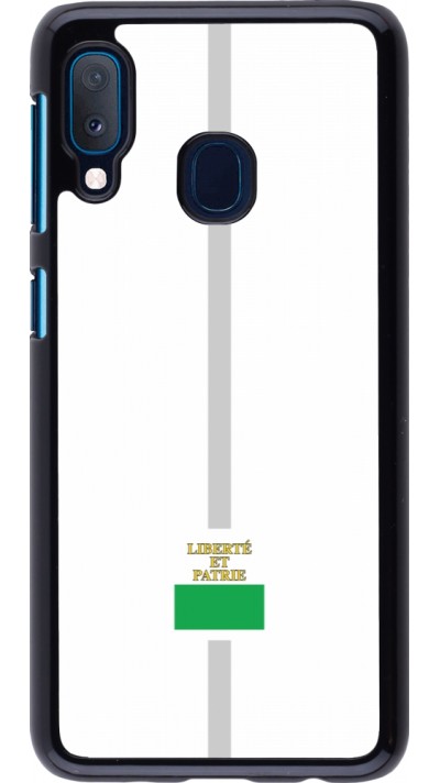 Coque Samsung Galaxy A20e - Canton VD blanc