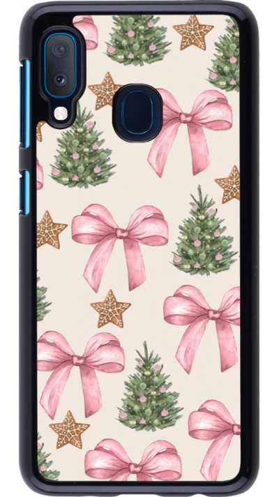 Samsung Galaxy A20e Case Hülle - Christmas 25 Vintage Ribbons