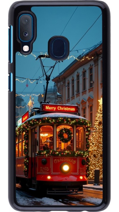 Samsung Galaxy A20e Case Hülle - Christmas 25 Xmas Train