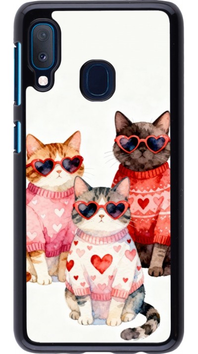 Coque Samsung Galaxy A20e - Saint Valentines Day 26 Cat Love
