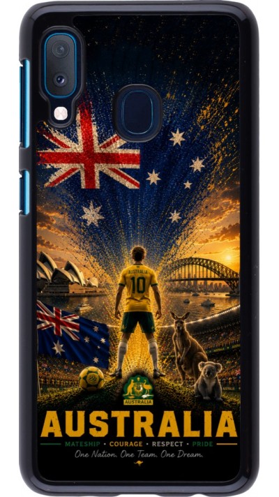 Coque Samsung Galaxy A20e - Football Australie splash 2026