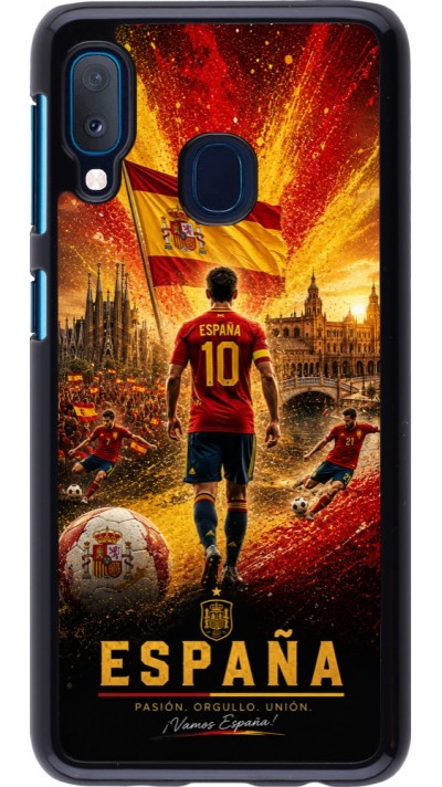 Coque Samsung Galaxy A20e - Football Espagne splash 2026