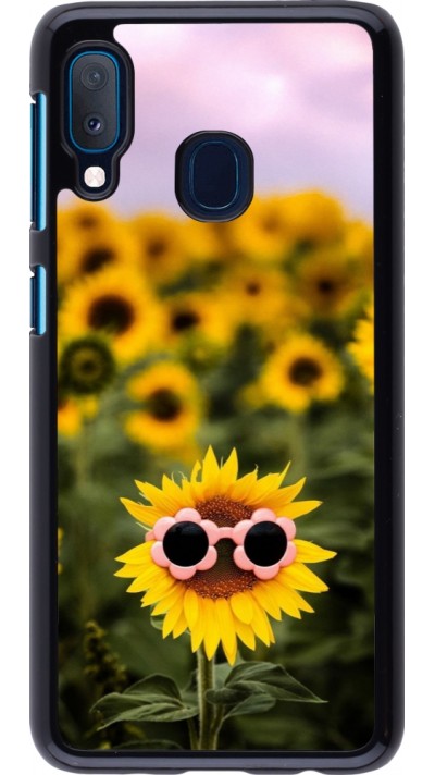 Coque Samsung Galaxy A20e - Sunflower with glasses Spring 2026
