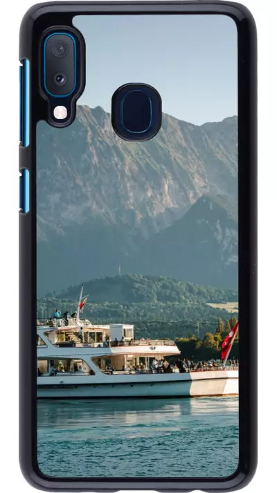Coque Samsung Galaxy A20e - Fête Nationale Suisse Bateau Leman
