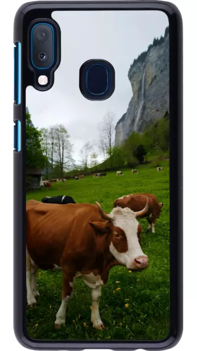 Coque Samsung Galaxy A20e - Fête Nationale Suisse Vaches