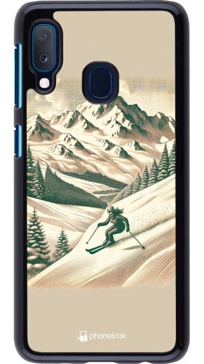 Samsung Galaxy A20e Case Hülle - Vintage Skiberg Samsung Galaxy A20e Case Hülle - Vintage Skiberg