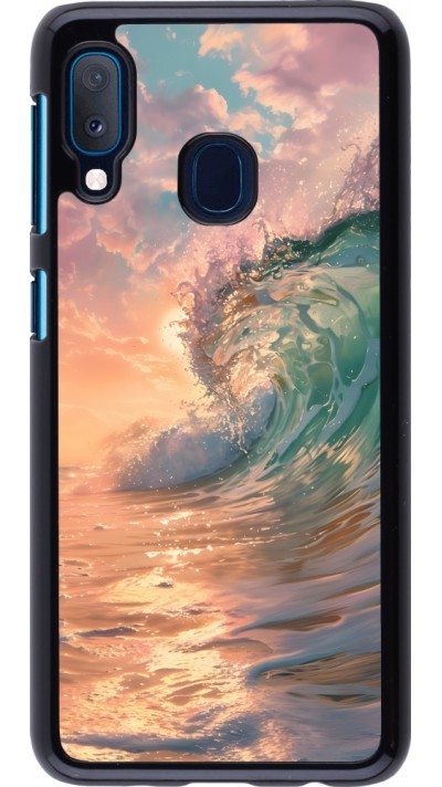 Samsung Galaxy A20e Case Hülle - Wave Sunset Samsung Galaxy A20e Case Hülle - Wave Sunset