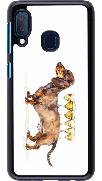 Samsung Galaxy A20e Case Hülle - Wine Teckel Samsung Galaxy A20e Case Hülle - Wine Teckel