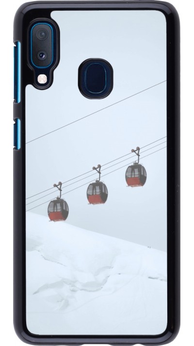 Samsung Galaxy A20e Case Hülle - Winter 22 ski lift Samsung Galaxy A20e Case Hülle - Winter 22 ski lift