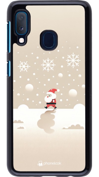 Samsung Galaxy A20e Case Hülle - Weihnachten 2023 Minimalistischer Weihnachtsmann Samsung Galaxy A20e Case Hülle - Weihnachten 2023 Minimalistischer Weihnachtsmann