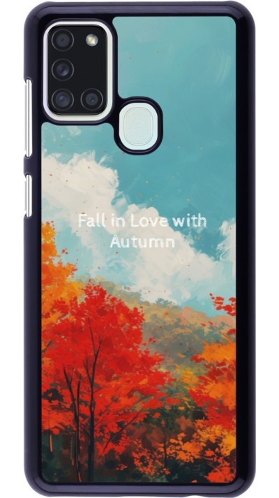 Coque Samsung Galaxy A21s - Autumn 25 Fall in love