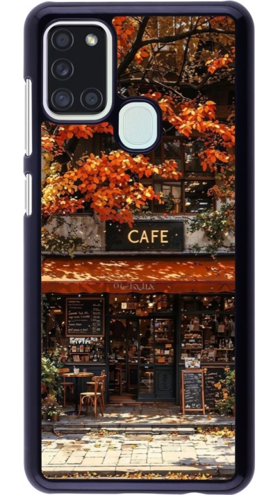 Coque Samsung Galaxy A21s - Autumn 25 Coffee shop