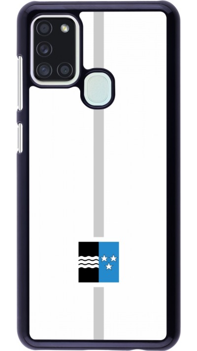 Coque Samsung Galaxy A21s - Canton AG blanc