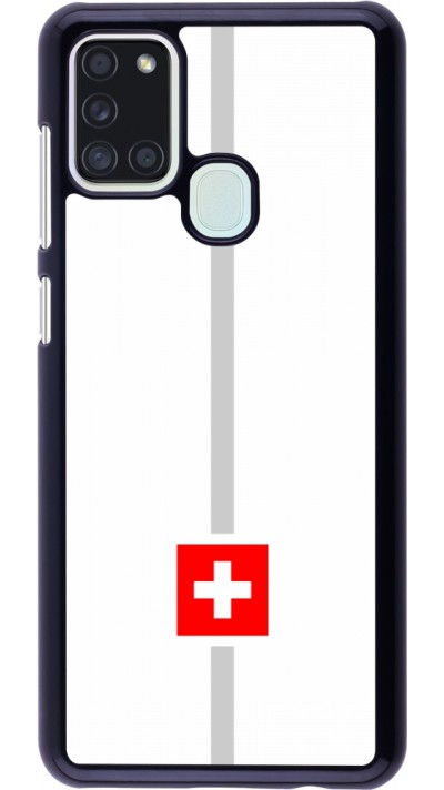 Coque Samsung Galaxy A21s - Canton CH blanc
