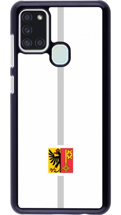 Coque Samsung Galaxy A21s - Canton GE blanc