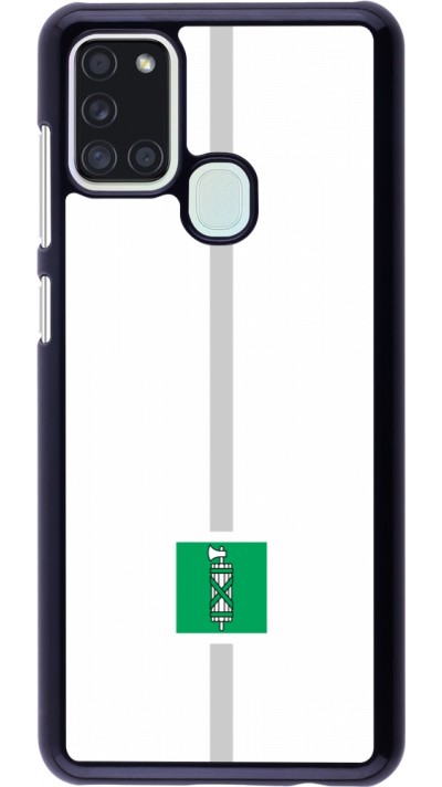 Coque Samsung Galaxy A21s - Canton SG blanc