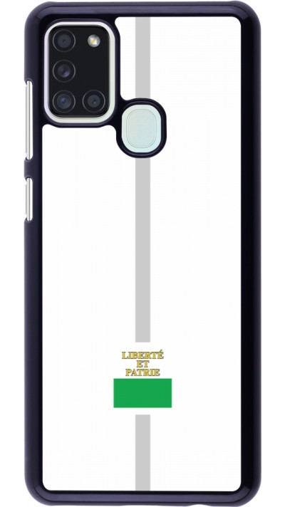 Coque Samsung Galaxy A21s - Canton VD blanc