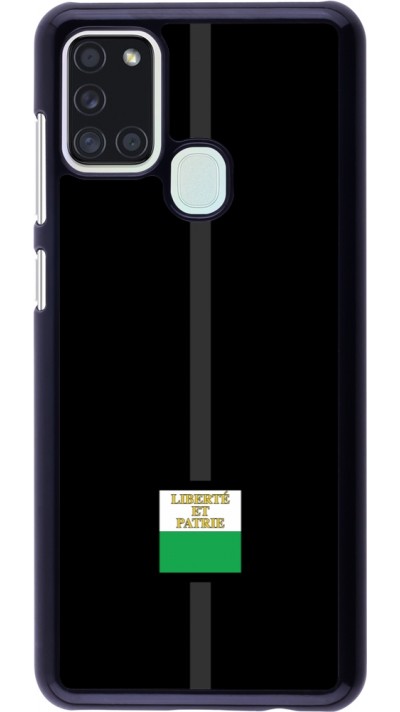 Coque Samsung Galaxy A21s - Canton VD noir