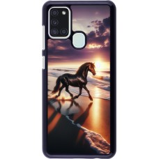 Coque Samsung Galaxy A21s - Cheval majestueux plage