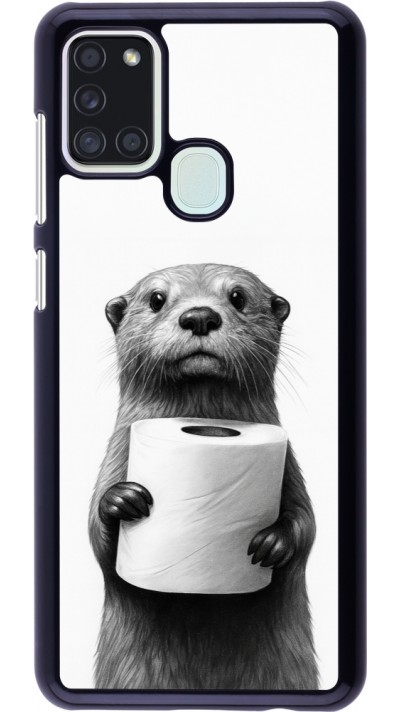 Coque Samsung Galaxy A21s - Loutre papier de toilette