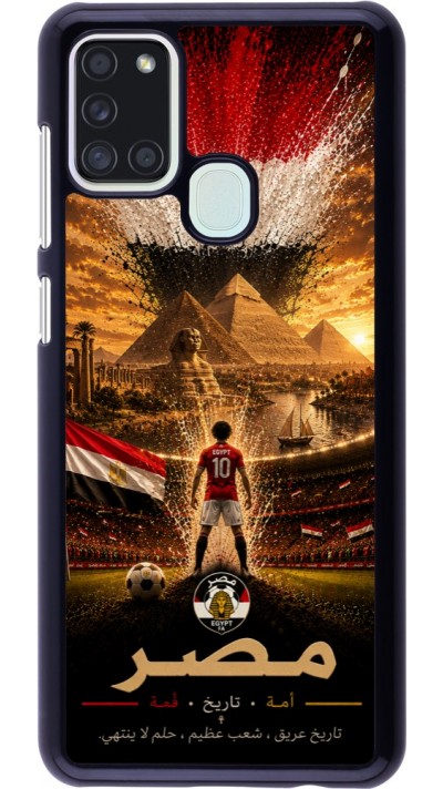 Samsung Galaxy A21s Case Hülle - Fussball Ägypten splash 2026