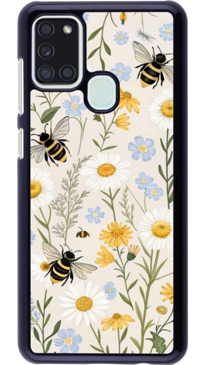 Samsung Galaxy A21s Case Hülle - Pattern bees Spring 2026