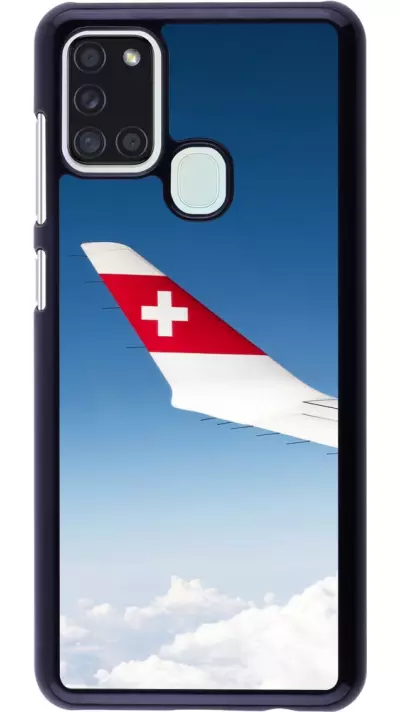 Coque Samsung Galaxy A21s - Fête Nationale Suisse Sky Swiss Flag