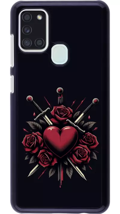 Coque Samsung Galaxy A21s - Valentine 2024 gothic love