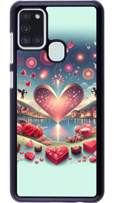 Samsung Galaxy A21s Case Hülle - Valentin 2025 Schick