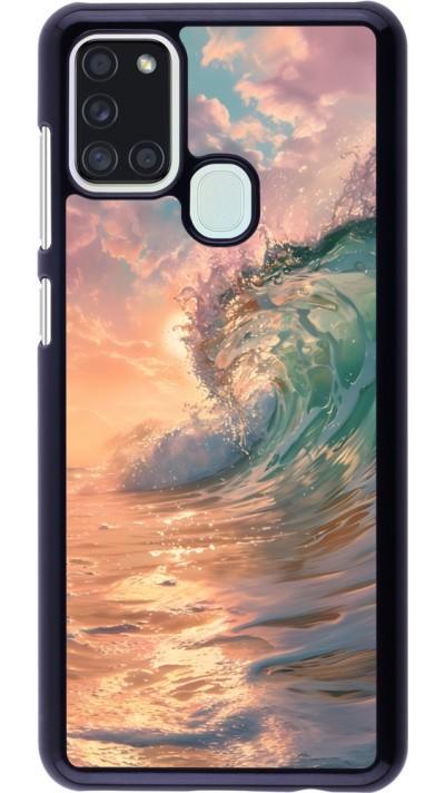 Samsung Galaxy A21s Case Hülle - Wave Sunset Samsung Galaxy A21s Case Hülle - Wave Sunset
