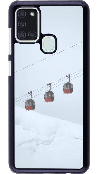 Samsung Galaxy A21s Case Hülle - Winter 22 ski lift Samsung Galaxy A21s Case Hülle - Winter 22 ski lift