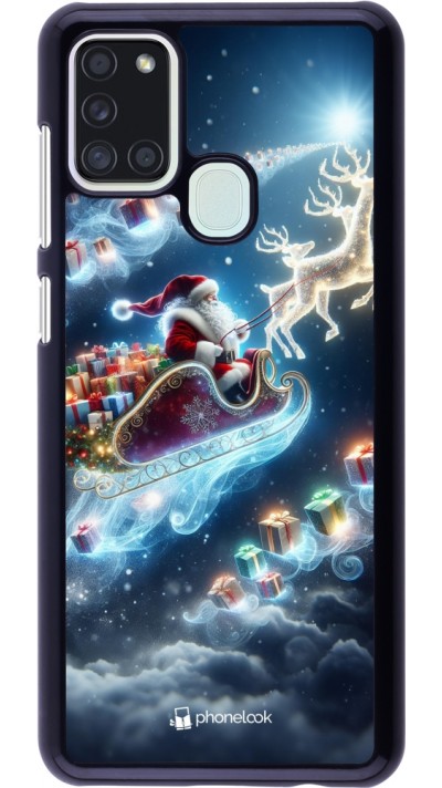 Samsung Galaxy A21s Case Hülle - Weihnachten 2023 Verzauberter Weihnachtsmann Samsung Galaxy A21s Case Hülle - Weihnachten 2023 Verzauberter Weihnachtsmann