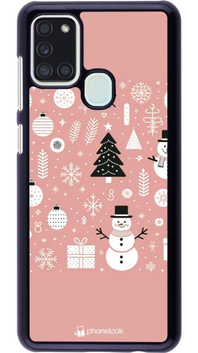 Samsung Galaxy A21s Case Hülle - Weihnachten 2024 Rose Schneemann Weihnachten Samsung Galaxy A21s Case Hülle - Weihnachten 2024 Rose Schneemann Weihnachten