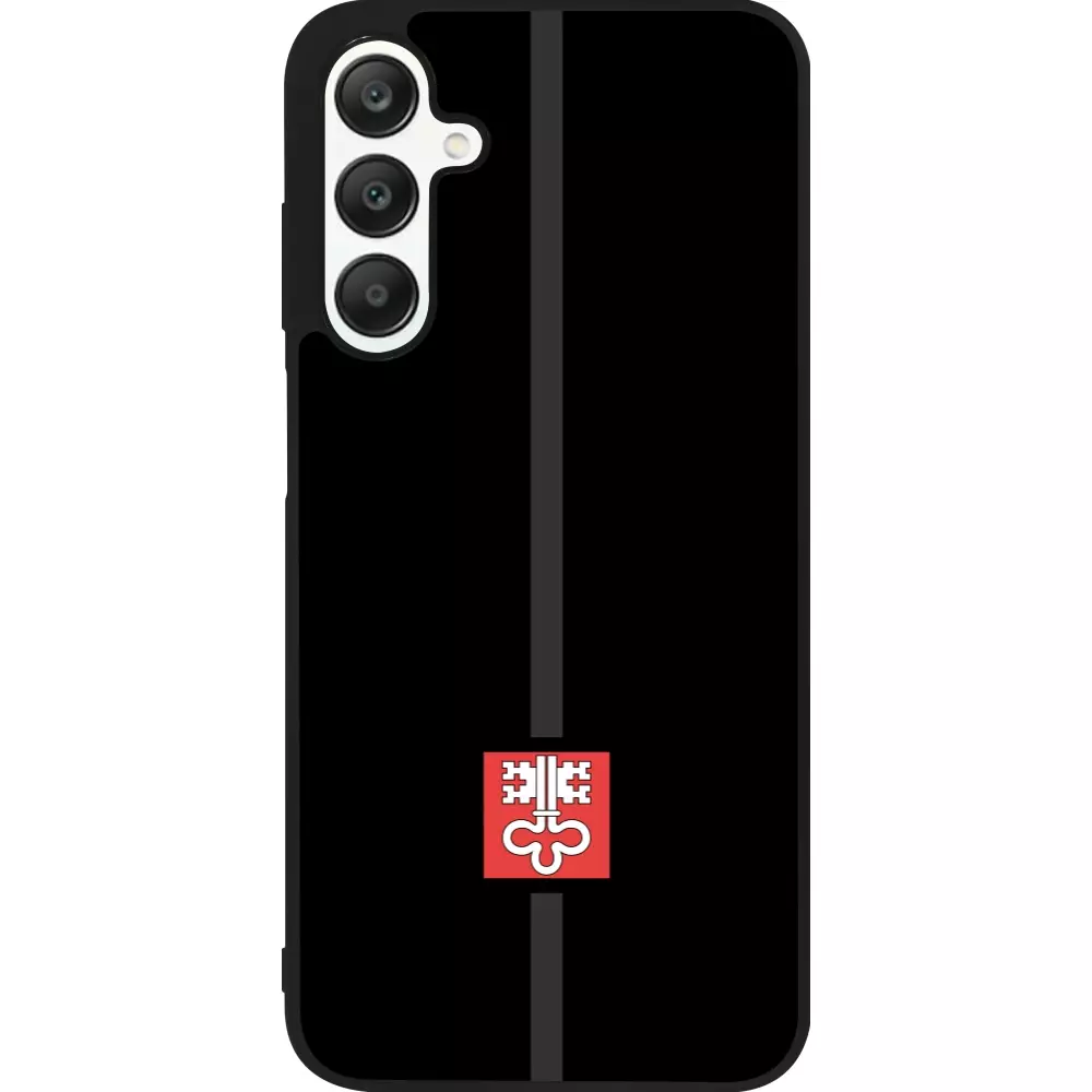 Coque Samsung Galaxy A25 - Silicone rigide noir Canton NW noir
