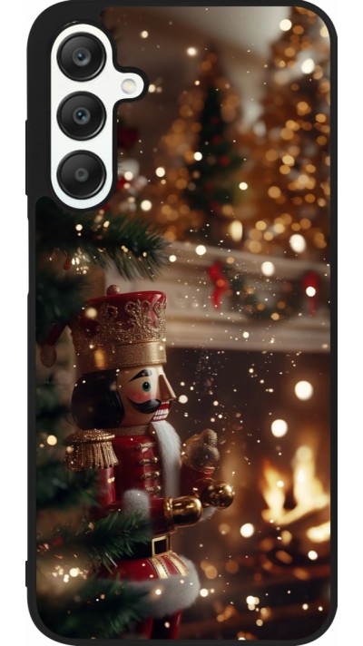 Samsung Galaxy A25 Case Hülle - Silikon schwarz Christmas 25 Xmas Nutcracker