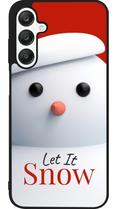 Samsung Galaxy A25 Case Hülle - Silikon schwarz Christmas 25 Xmas Snowman