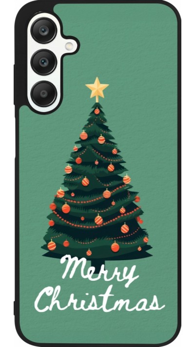 Samsung Galaxy A25 Case Hülle - Silikon schwarz Christmas 25 Xmas Tree