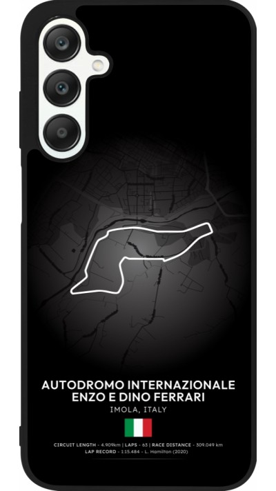 Coque Samsung Galaxy A25 - Silicone rigide noir F1 Track 2025 Emilia-Rogmana