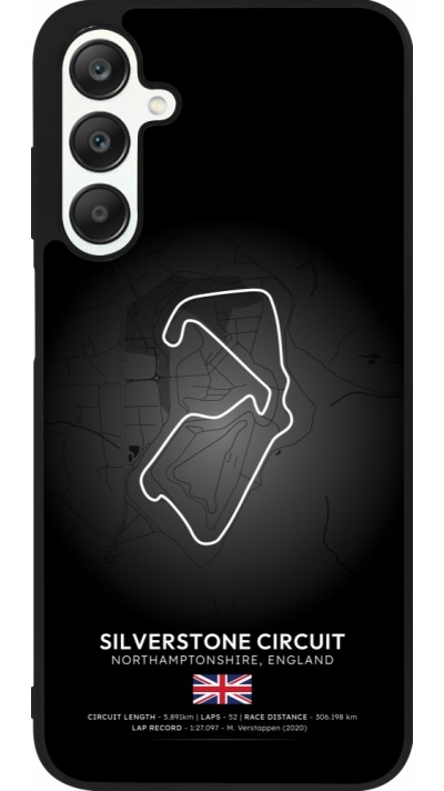 Coque Samsung Galaxy A25 - Silicone rigide noir F1 Track 2025 Great Britan