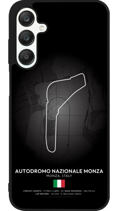 Coque Samsung Galaxy A25 - Silicone rigide noir F1 Track 2025 Italy