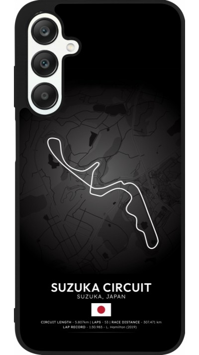 Coque Samsung Galaxy A25 - Silicone rigide noir F1 Track 2025 Japan