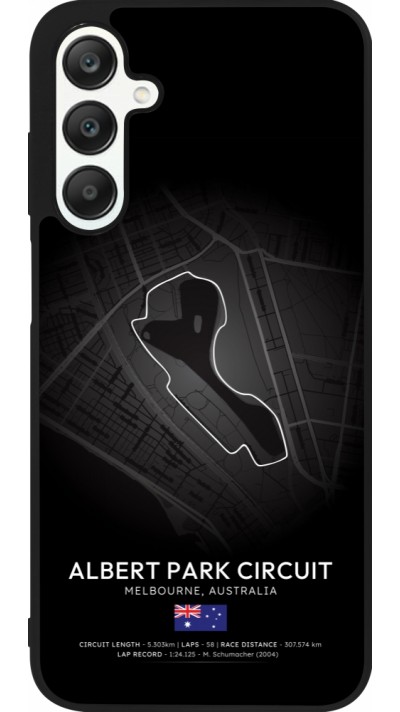 Coque Samsung Galaxy A25 - Silicone rigide noir F1 Track 2025 Melbourne