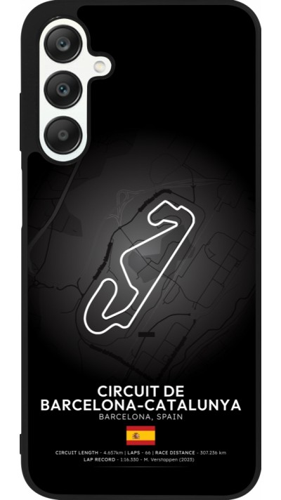 Coque Samsung Galaxy A25 - Silicone rigide noir F1 Track 2025 Spain