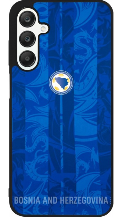 Samsung Galaxy A25 Case Hülle - Silikon schwarz Bosnien und Herzegowina 2026 personalisierbares Fussballtrikot