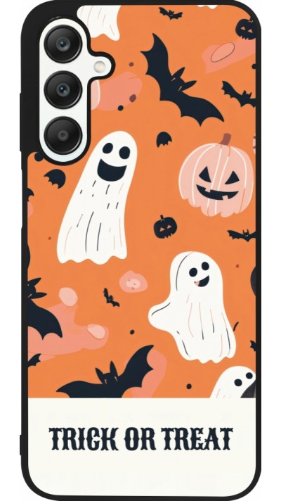 Samsung Galaxy A25 Case Hülle - Silikon schwarz Halloween 2025 Trick treat Samsung Galaxy A25 Case Hülle - Silikon schwarz Halloween 2025 Trick treat
