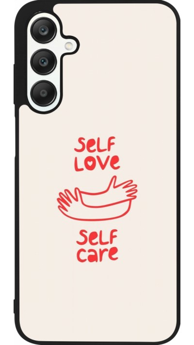 Coque Samsung Galaxy A25 - Silicone rigide noir Saint Valentines Day 26 Self love self care