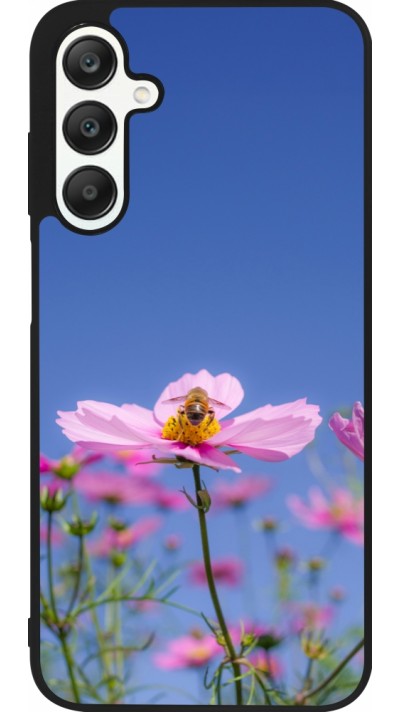 Samsung Galaxy A25 Case Hülle - Silikon schwarz Bee on a flower Spring 2026